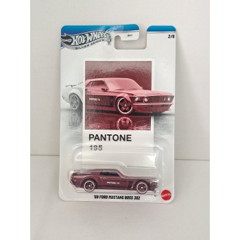 Hot Wheels 1:64 Pantone - Ford Mustang Boss 302 1969 red